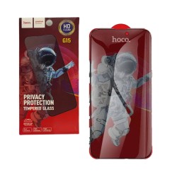 Hoco Privacy Tempered Glass Screen Protector G15 for Apple iPhone 16 Black